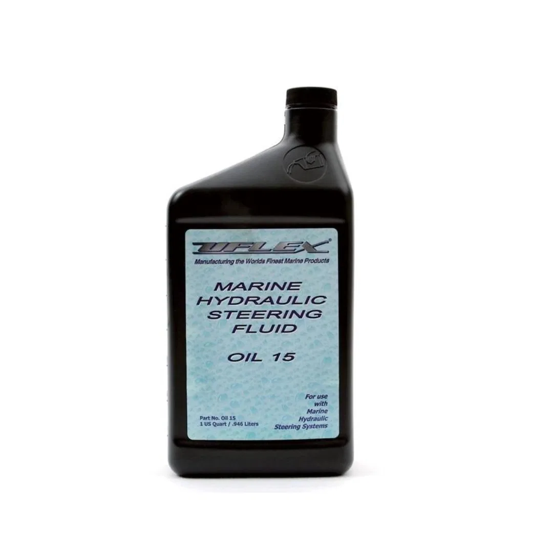 OIL 15 – UFLEX USA Boat Steering System Fluid, For Use With HYTECH/ PROTECH Hydraulic Steering System 1 Quart Single